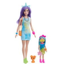 Mattel Barbie Color Reveal neonski batik darilni komplet
