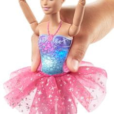 Mattel Barbie svetleča čarobna balerina z rožnatim krilcem