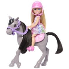 Mattel Barbie Chelsea lutka s ponijem in dodatki