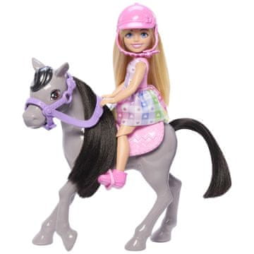 Mattel Barbie Chelsea lutka s ponijem in dodatki