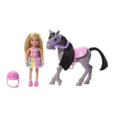Mattel Barbie Chelsea lutka s ponijem in dodatki