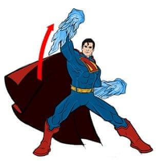 Spin Master Filmska figurica Superman, 15 cm, z akcijskim gibanjem
