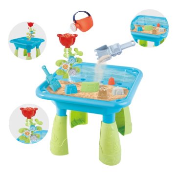 Alltoys Otroška igralna miza za vodo in pesek z dodatki