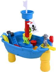 Alltoys Igralni čoln za vodo in pesek, 17-delni komplet