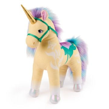 Spin Master Unicorn Academy plišasti samorog Leaf, 38 cm