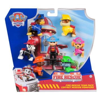 Spin Master Paw Patrol gasilske reševalne figurice, komplet 7 kosov