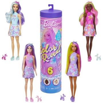 Mattel Barbie Color Reveal punčka – kolekcija balonskih živali