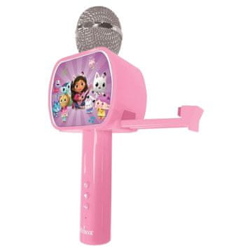 Alltoys Lexibook karaoke mikrofon Gabijin čarobni dom z držalom za telefon