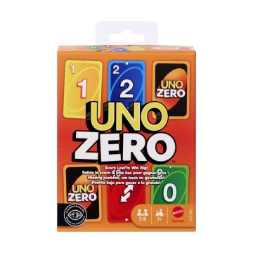 Mattel UNO Zero – strateška kartaška igra s 112 kartami