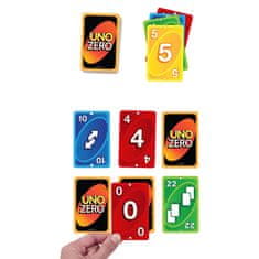 Mattel UNO Zero – strateška kartaška igra s 112 kartami