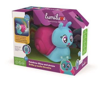 Alltoys Svetleči polž Lumiluvs z mavričnim projektorjem