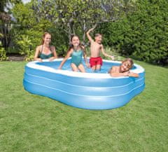 Alltoys Napihljiv bazen 229 × 229 × 56 cm z izpustnim ventilom