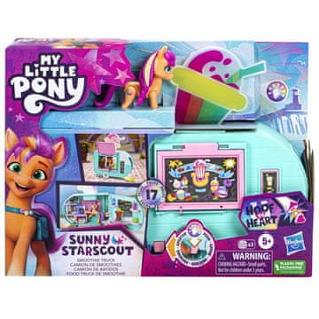 HASBRO My Little Pony Sunny Starscout in tovornjak za smutije 2 v 1
