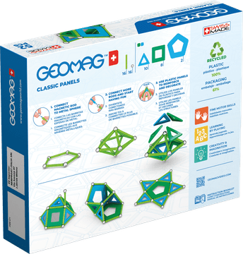 Geomag Geomag Classic Panels, magnetna sestavljanka, 52 kosov