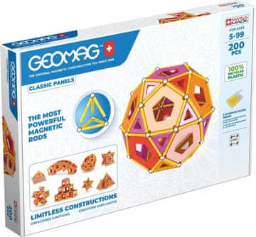 Geomag Geomag Classic Panels magnetna konstrukcijska igrača, 200 delov