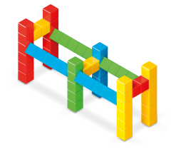 Geomag Geomag Magicube Full Color – 128 magnetnih kock