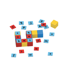 Geomag Geomag Magicube Besede – magnetna igrača, 55 kosov