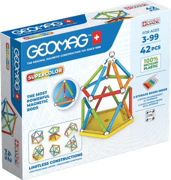 Geomag Geomag Supercolor 42-delni magnetni konstrukcijski komplet