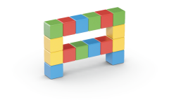 Geomag Geomag Magicube Creative – magnetne kocke, 16 kosov
