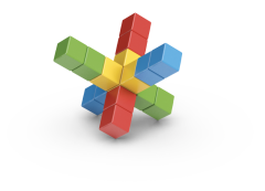 Geomag Geomag Magicube Creative – magnetne kocke, 16 kosov