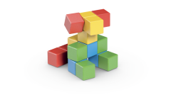 Geomag Geomag Magicube Creative – magnetne kocke, 16 kosov