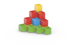 Geomag Geomag Magicube Creative – magnetne kocke, 16 kosov