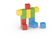 Geomag Geomag Magicube Creative – magnetne kocke, 16 kosov