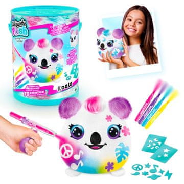 Epee Airbrush komplet Squish Pals s plišasto igračo presenečenja