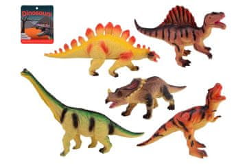 Johntoy Veliki mehki plastični dinozaver, 45 cm, 6 vrst