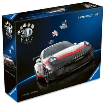 Ravensburger 3D sestavljanka Iconics: Porsche 911 GT3 Cup
