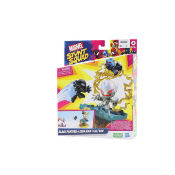 HASBRO Marvel Stunt Squad figurice Black Panther, Iron Man in Ultron