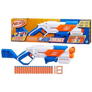 HASBRO Nerf N Series Strikeback igračka pištola z 24 puščicami