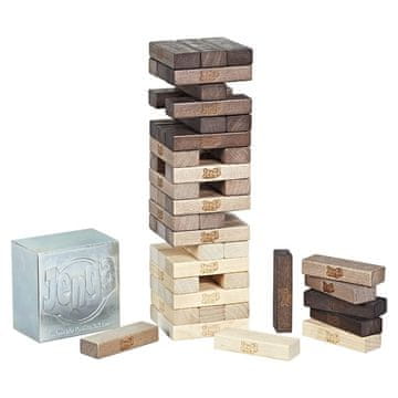HASBRO Namizna igra Jenga Rustic Hasbro, za 2 ali več igralcev, 6+ let