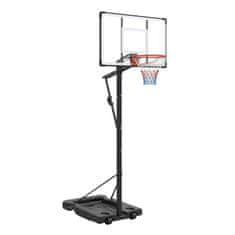Costway Prenosni košarkarski koš nastavljiv 1 6 3 m tabla 109 cm