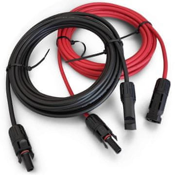 ANFIL Solarni kabel 4 mm2 (12 AWG) s priključki MC4 na obeh koncih.