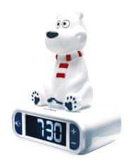 Alltoys Lexibook otroška budilka – polarni medved s svetlečo figurico