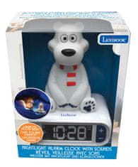 Alltoys Lexibook otroška budilka – polarni medved s svetlečo figurico