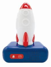 Alltoys Lexibook otroška budilka z osvetljeno raketo in nočno lučko