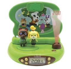 Alltoys Lexibook 3D budilka Animal Crossing s projekcijo časa