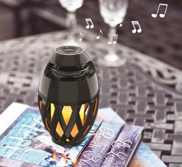 Alltoys Lexibook Bluetooth zvočnik z LED-osvetlitvijo v obliki plamenov IP65