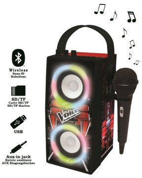 Alltoys Lexibook Bluetooth zvočnik z mikrofonom in svetlobnimi učinki