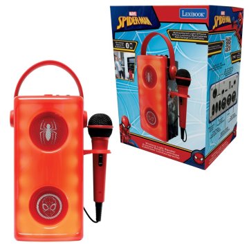 Alltoys Lexibook Bluetooth zvočnik Spiderman z mikrofonom in lučkami