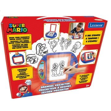 Alltoys Lexibook risalni projektor Super Mario s šablonami in žigi
