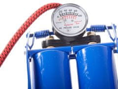 Verkgroup nožna tlačilka z manometrom in dvema batoma 7 Bar / 100 PSI