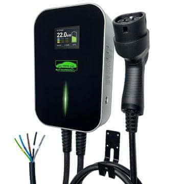 ANFIL Trifazna polnilna postaja za električna vozila 22kW, 32A.