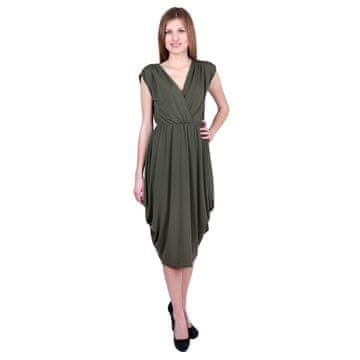 sarcia.eu Zelena midi obleka KARDASHIAN STYLE John Zack