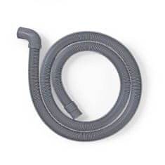 Nedis Izpustna cev | 22 mm | 19 mm | 0,5 bar | 60 °C | 2,50 m | Uporaba: pomivalni/pralni stroj | Siva