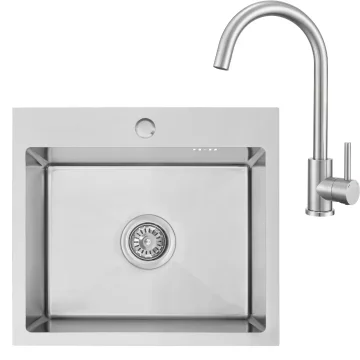 HOMEVELLO Pomivalno korito BRANON 501100 STEEL SET