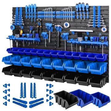 GEKO Modularni 78 delni stenski organizator orodja PVC 1152x780mm