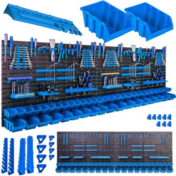 GEKO Modularni 140 delni stenski organizator orodja PVC 2304x780mm